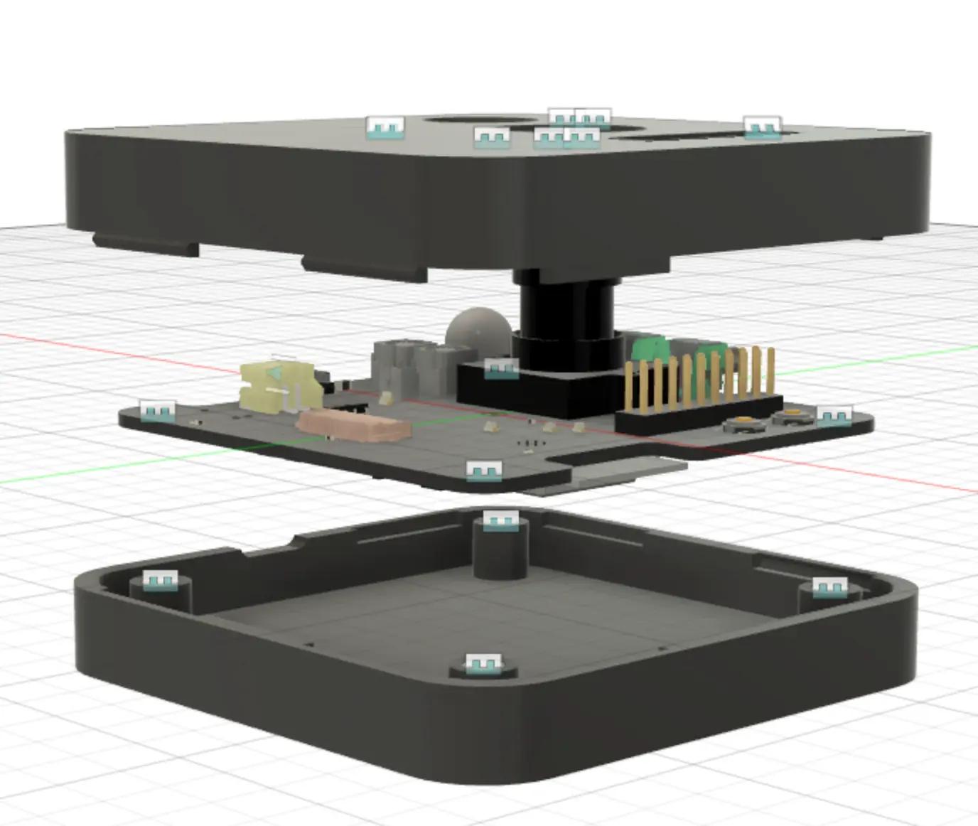 Tokay Lite camera in its enclosure