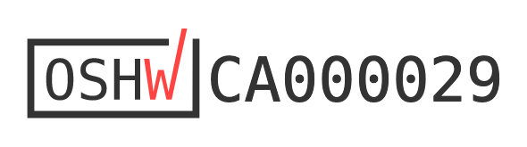 Open Source OSHW cerrtificate