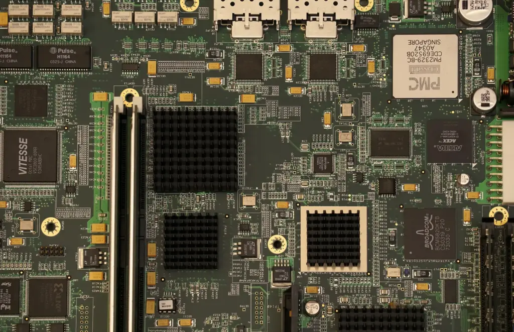 Photo of PCB with an optimized low power circuit